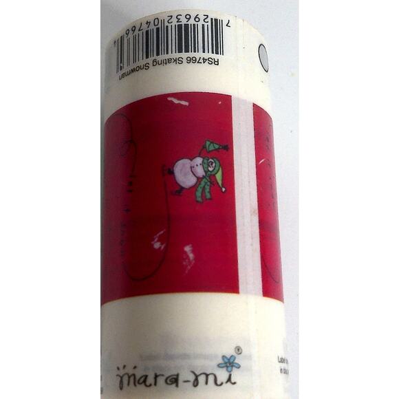 Hampton Art Christmas Stickers Mara Mi Skating Snowman - Picture 6 of 6